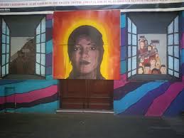 Frontis del lugar donde asesinaron a Sandra (ARBA) hoy "Casa Sandra Ayala Gamboa"