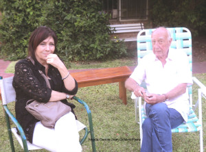 Ángela Gentile con Juan Octavio Prenz