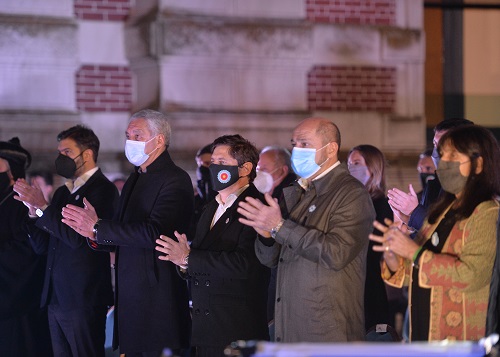 Kicillof encabezó el acto por el 205° aniversario de la Declaración de ...